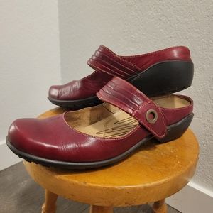 Romika Mary Jane Burgundy Slip on size 41